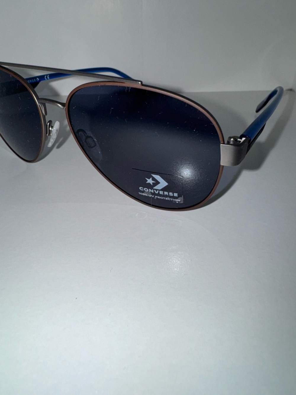 Converse Disrupt Unisex Sunglasses CV300S-201 Silver with Blue